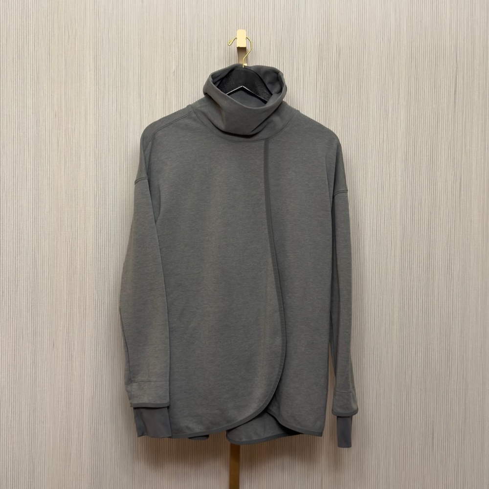 Nike Dri-FIT Pullover Sweater Heather Grey | Women's Large